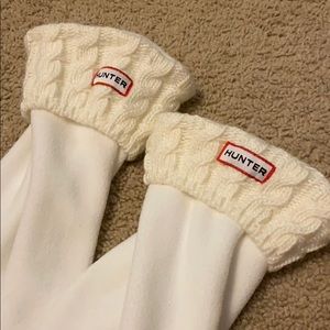 Hunter Boot Socks - White